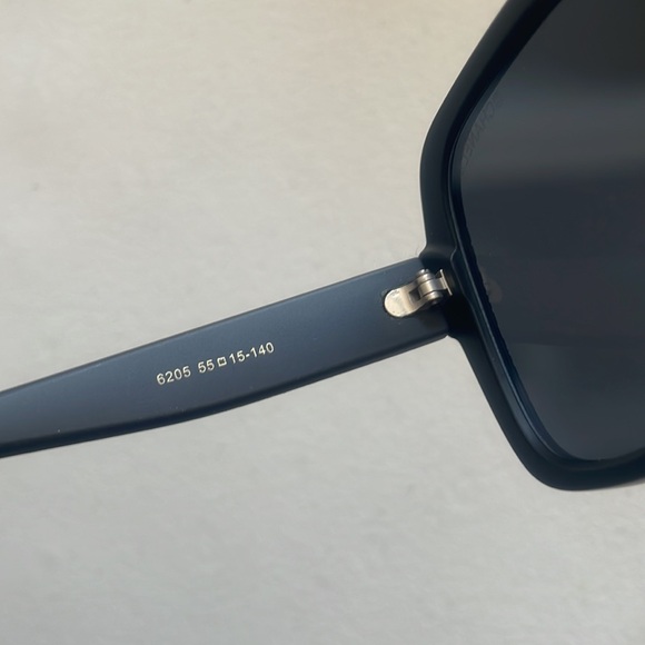 Chanel Sunglasses Glasses Out of Protective Case Large Ergonomics Black - Picture 5 of 16